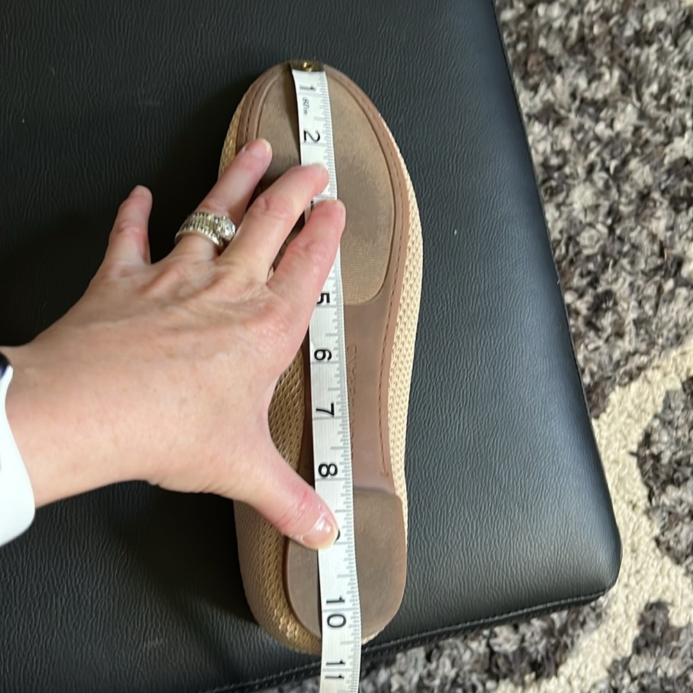LUCKY BRAND Stretch Knit Nude Ballet Flat Sz 9M/40 - Picture 9 of 9